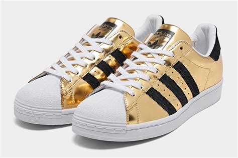 adidas men's gold sneakers.